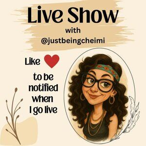 LIVE w/ @justbeingcheimi ✨